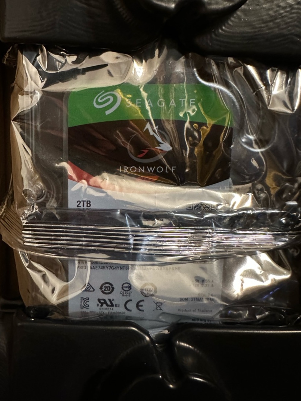 NEW Seagate IronWolf 2TB NAS Internal Hard Drive HDD 3.5 In SATA (ST2000VN004)